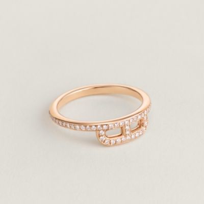 【極美品❣】エルメス　シェーヌ ダンクル コントゥール　リング　51　11号 上品】HERMES リング シェーヌ・ダンクル・コントゥール MM (HERMES